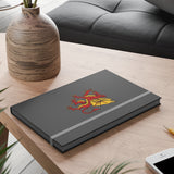 Red and Gold Dragon Rampant Color Contrast Notebook