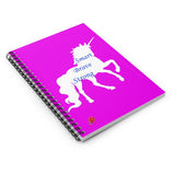 Smart Unicorn Ruled Spiral Notebook