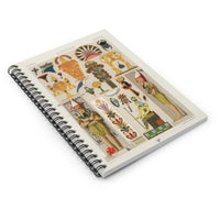 Egyptian Patterns Ruled Spiral Notebook