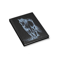 Ghost Horse Ruled Hardback Journal