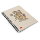 Chrysanthemum Ladies Ruled Spiral Notebook