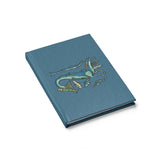 Seahorse and Fish Blank Ruled Hardback Journal