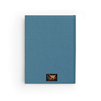 Seahorse and Fish Blank Ruled Hardback Journal