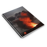 Volcanic Ash Ruled Spiral Notebook