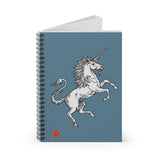 Unicorn Salient Ruled Spiral Notebook