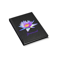 Water Lily Journal Ruled Hardback