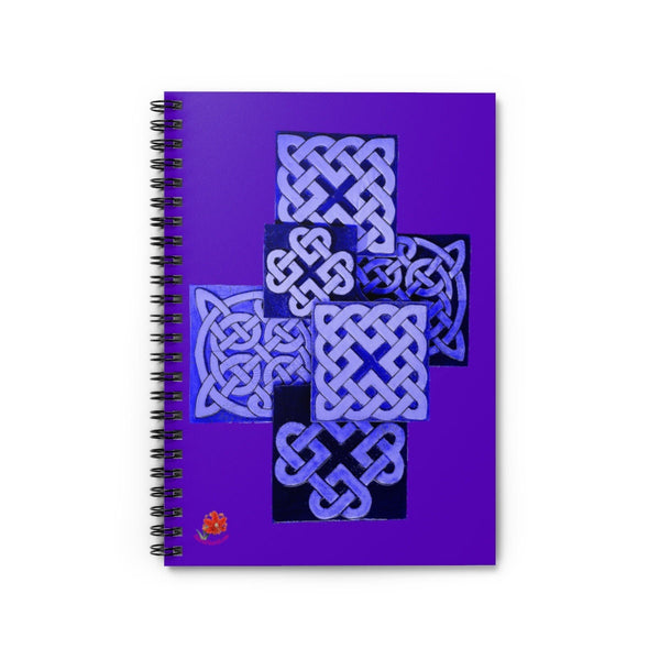Celtic Tiles Spiral Notebook - Ruled Line