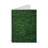 Mossy Wall Ruled Spiral Notebook