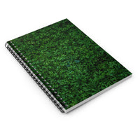 Mossy Wall Ruled Spiral Notebook