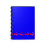 Onward! Ruled Spiral Notebook- Blue