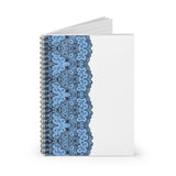 Blue Lace Ruled Spiral Notebook