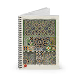 Moresque pattern Spiral Notebook - Ruled Line