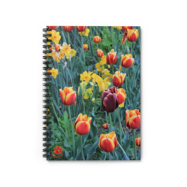 Tulips of France Ruled Spiral Notebook