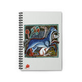 Wild Horses Ruled Spiral Notebook