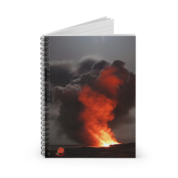 Volcanic Ash Ruled Spiral Notebook