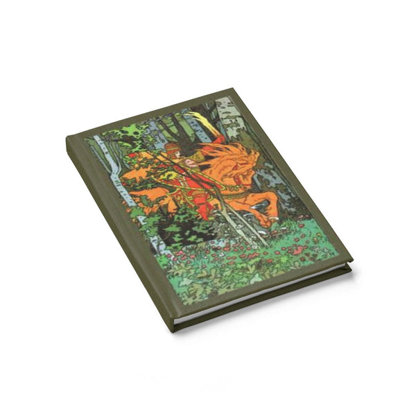 The Red Knight Ruled Hardback Journal