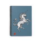 Unicorn Salient Ruled Spiral Notebook