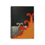 Mandarin Orange Ruled Spiral Notebook