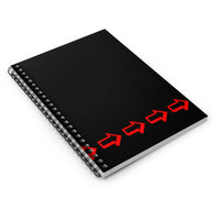 Onward! Ruled Spiral Notebook - Black