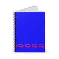 Onward! Ruled Spiral Notebook- Blue