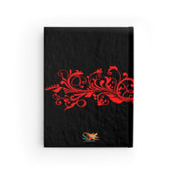 Red Elegance Ruled Journal