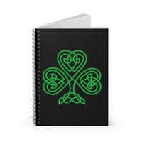 Celtic Queen of Heart Ruled Spiral Notebook