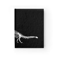 Dinosaur Skeleton Ruled Hardback Journal