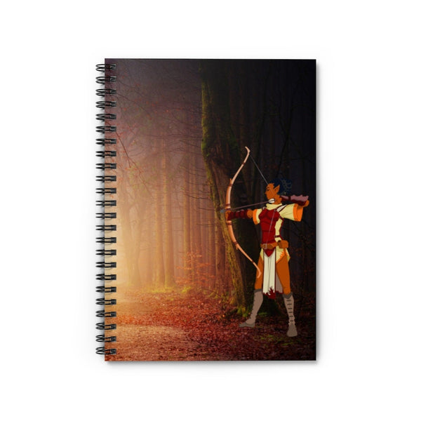 Huntress Ruled Spiral Notebook