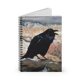 Raven Ruled Spiral Notebook