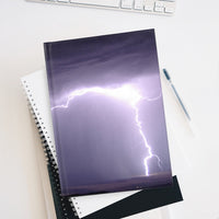 Lightning Strike Blank Hardbound Journal