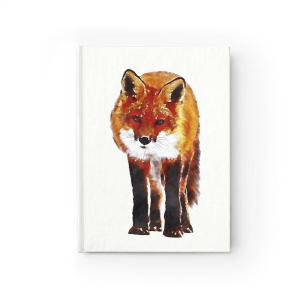 Winter Fox Blank Hardback Journal