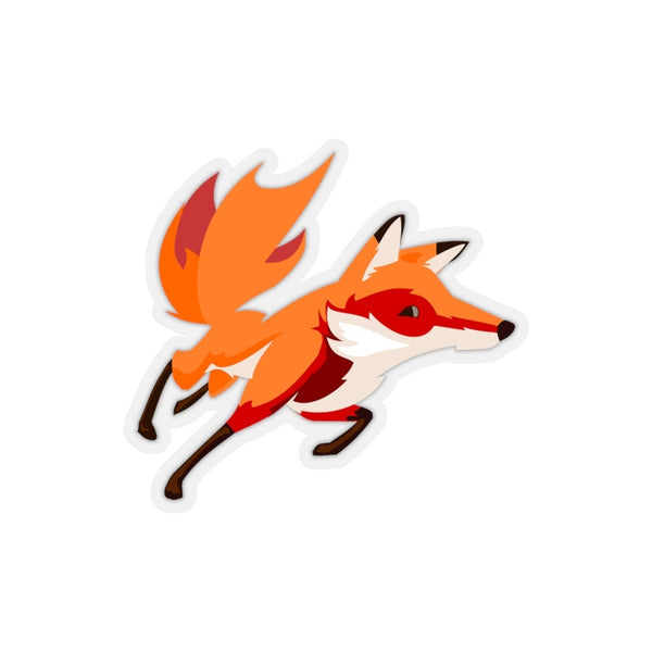 Fox on the Move  Sticker