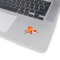 Fox on the Move  Sticker