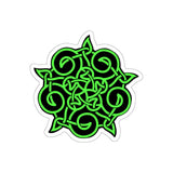 Celtic Circle in Green Sticker