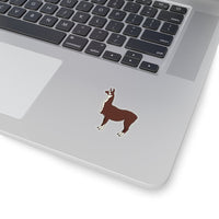 Chestnut Llama Sticker