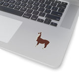 Chestnut Llama Sticker