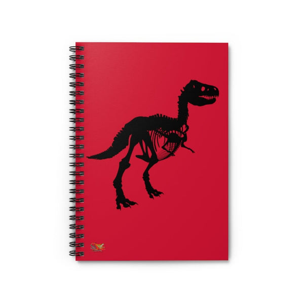 T Rex Skeleton Ruled Spiral Notebook