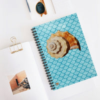 Conch Shell Ruled Line Spiral Notebook