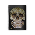 Carved Celtic Skull Ruled Spiral Notebook