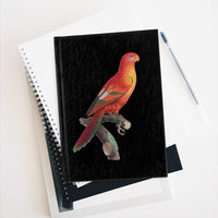 Crimson Shining Parrot Blank Journal