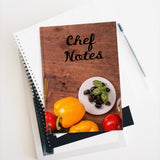 Chef Notes Ruled Hardback Journal