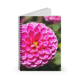 Dahlia Flower #2 Ruled Spiral Notebook