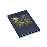 Jellyfish Ruled Hardback Journal