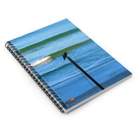 Crow on Mast Ruled Spiral Notebook