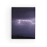 Lightning Ruled Hardback Journal