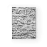 White Stack Wall Ruled Lined Hardback Journal