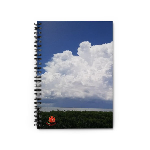 Storm over Tampa Bay Ruled Spiral Notebook