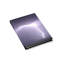 Lightning Ruled Hardback Journal