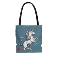 Unicorn Salient Polyester Tote Bag