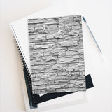 White Stack Wall Ruled Lined Hardback Journal